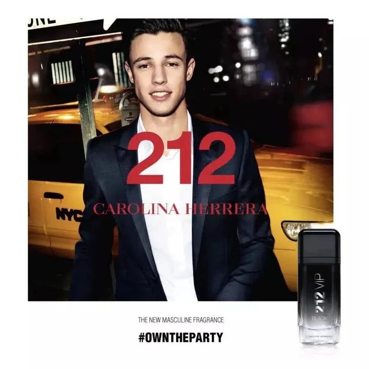 212 VIP Black Eau de Toilette For Men Eau de Parfum, 100ml